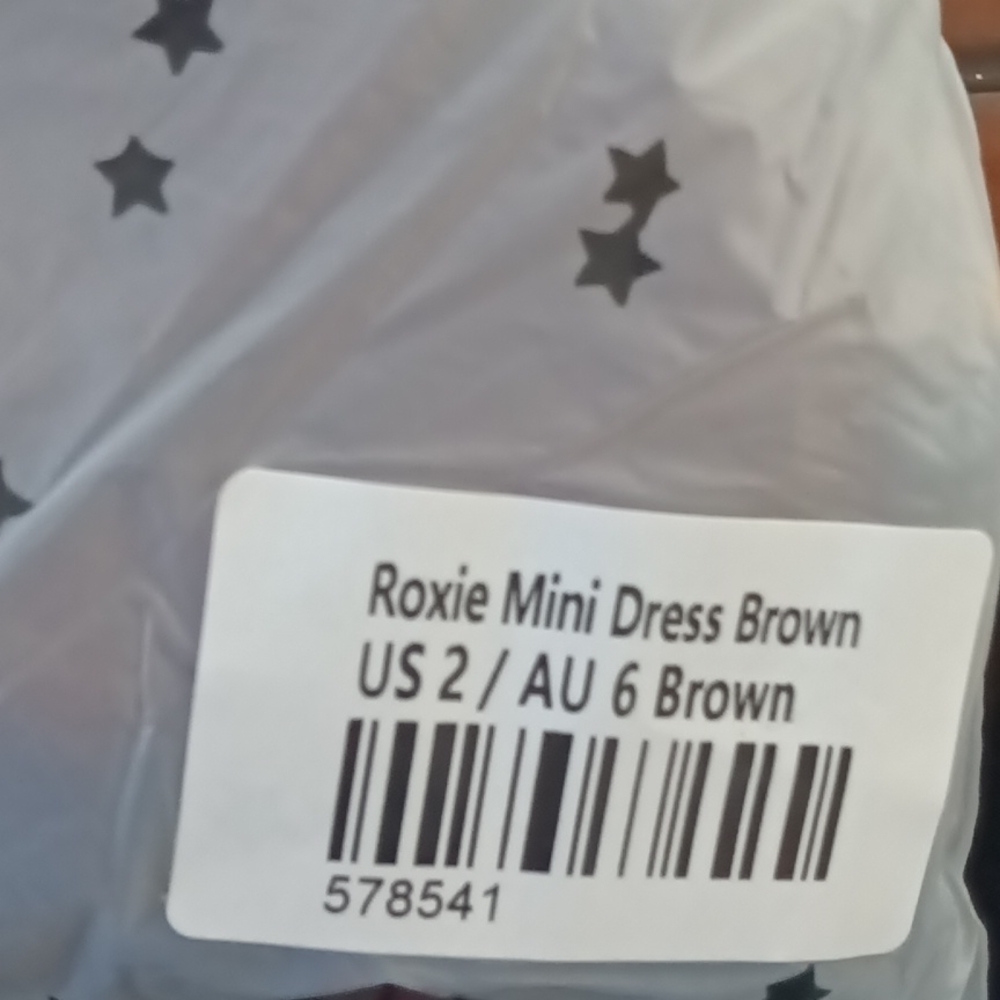 #18❤️ BRAND NEW WITH TAGS PRINCESS POLLY ROXIE DRESS IN BROWN - Picture 7 of 7